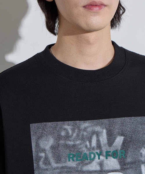SLICK(スリック)の「【SLICK/スリック】Regular Fit Printed T-Shirt (Ready for)/ レギュラーフィットプリントTシャツ /レギュラーフィット / ヘビーウェイト(Tシャツ/カットソー・メンズ・ホワイト/ブラック・3/2/1)」の7枚目の写真