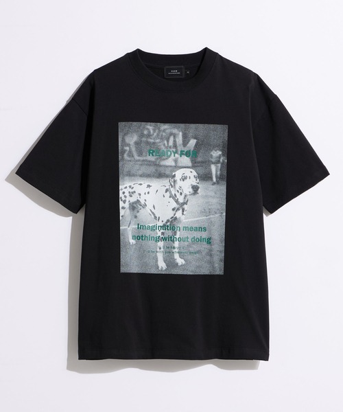 SLICK(スリック)の「【SLICK/スリック】Regular Fit Printed T-Shirt (Ready for)/ レギュラーフィットプリントTシャツ /レギュラーフィット / ヘビーウェイト(Tシャツ/カットソー・メンズ・ホワイト/ブラック・3/2/1)」の4枚目の写真