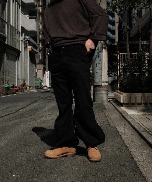 2AM(ツーエイエム)の「NAM ナム / TRUMPET WASHED DENIM(デニムパンツ・メンズ・ブラック・3/2)」の4枚目の写真