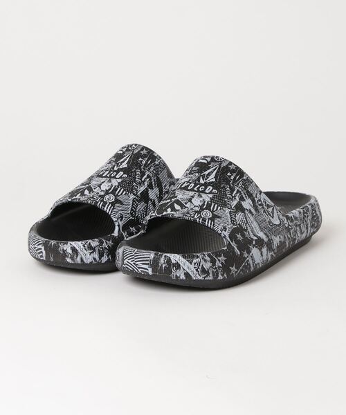 VOLCOM（ボルコム）の「【VOLCOM】STONEY CLOUD SLIDE M（サンダル・メンズ・ブラック×ホワイト・M/L/XL）」の4枚目の写真