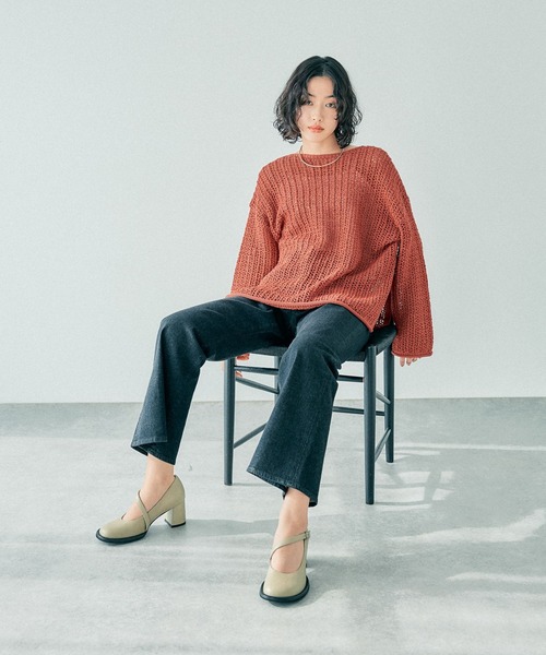 LEPSIM(レプシィム)の「ストラップヒールパンプス 322189(パンプス・レディース・ベージュ/ブラック・MEDIUM/LARGE)」の6枚目の写真