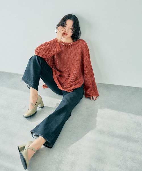 LEPSIM(レプシィム)の「ストラップヒールパンプス 322189(パンプス・レディース・ベージュ/ブラック・MEDIUM/LARGE)」の7枚目の写真