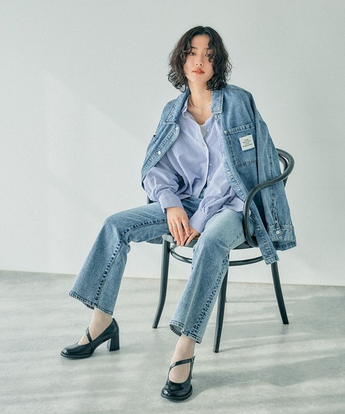 LEPSIM(レプシィム)の「ストラップヒールパンプス 322189(パンプス・レディース・ベージュ/ブラック・MEDIUM/LARGE)」の12枚目の写真