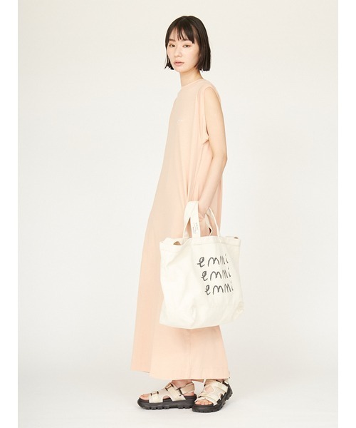 emmi(エミ)の「【emmi×ecostore】eco キャンバストート(ショルダーバッグ・レディース・パープル/ネイビー/アイボリー・FREE)」の12枚目の写真