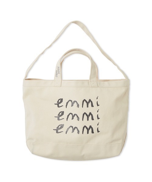 emmi(エミ)の「【emmi×ecostore】eco キャンバストート(ショルダーバッグ・レディース・パープル/ネイビー/アイボリー・FREE)」の19枚目の写真
