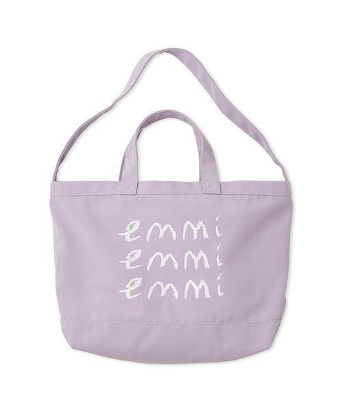 emmi(エミ)の「【emmi×ecostore】eco キャンバストート(ショルダーバッグ・レディース・パープル/ネイビー/アイボリー・FREE)」の20枚目の写真