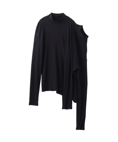 セール】DOCKING HI-NECK RIB TOP（Tシャツ/カットソー）｜JOHN