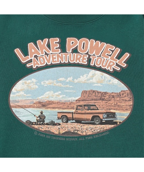 NOTHINKER(ノーシンカー)の「LAKE POWELL CANYONS Crewneck Sweat(スウェット・メンズ・ダークグリーン系/ブラウン系その他・LARGE/X-LARGE/MEDIUM/SMALL/XX-LARGE)」の7枚目の写真
