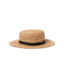 fennica（フェニカ）の「cableami / Raffia Open Weave BRAID BOATER ハット（ハット）」