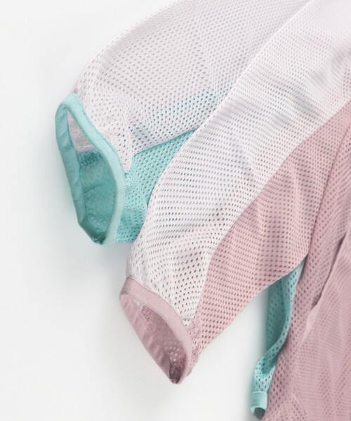 BRANSHES（ブランシェス）の「【虫よけ】メッシュジャケット（その他アウター・キッズ・ブルーグレー/ピンク・90/130/120/150/100/110/140）」の6枚目の写真