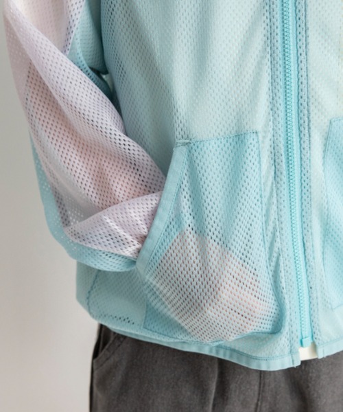 BRANSHES（ブランシェス）の「【虫よけ】メッシュジャケット（その他アウター・キッズ・ブルーグレー/ピンク・90/130/120/150/100/110/140）」の15枚目の写真