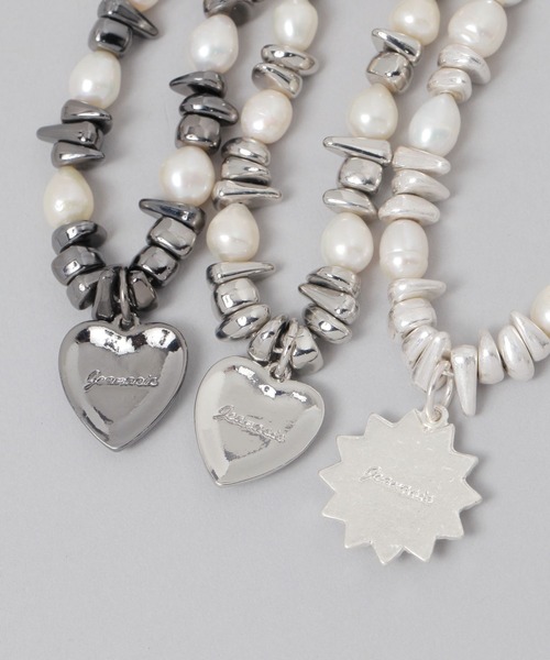 JEANASIS(ジーナシス)の「タンスイパールチャームブレス/414124(ブレスレット・レディース・シルバー/ブラック/シルバー系その他・FREE)」の8枚目の写真