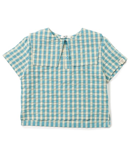 プリーツプリーズ　半袖プルオーバー　セーラー襟 プリーツプリーズ 半袖プルオーバー セーラー襟 ブラウス 半袖