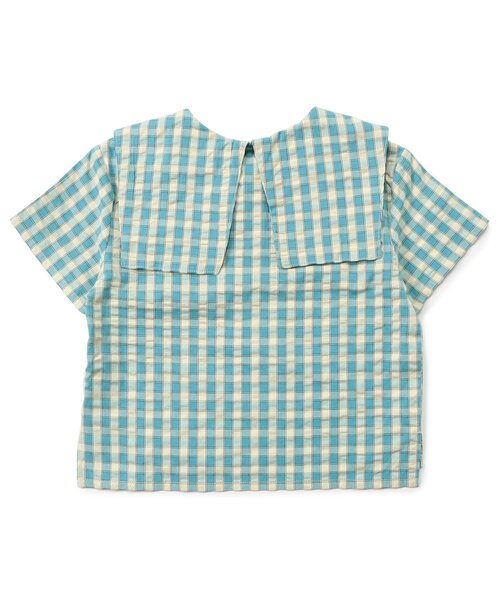 BREEZE（ブリーズ）の「【セットアップ可/WEB限定】チェックセーラー半袖シャツ（シャツ/ブラウス・キッズ・ピンク/イエロー/ブルー・110/120/130/140/90/100）」の17枚目の写真