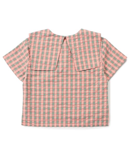 BREEZE（ブリーズ）の「【セットアップ可/WEB限定】チェックセーラー半袖シャツ（シャツ/ブラウス・キッズ・ピンク/イエロー/ブルー・110/120/130/140/90/100）」の18枚目の写真