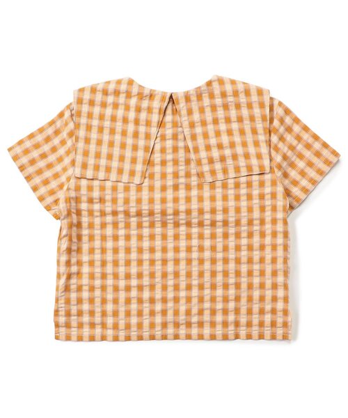 BREEZE（ブリーズ）の「【セットアップ可/WEB限定】チェックセーラー半袖シャツ（シャツ/ブラウス・キッズ・ピンク/イエロー/ブルー・110/120/130/140/90/100）」の19枚目の写真