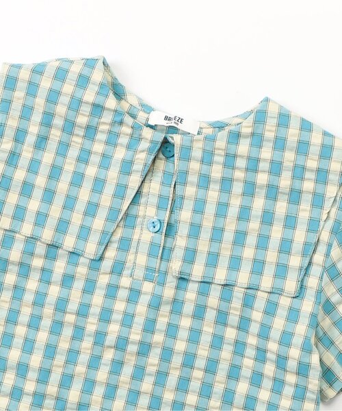 BREEZE（ブリーズ）の「【セットアップ可/WEB限定】チェックセーラー半袖シャツ（シャツ/ブラウス・キッズ・ピンク/イエロー/ブルー・110/120/130/140/90/100）」の20枚目の写真
