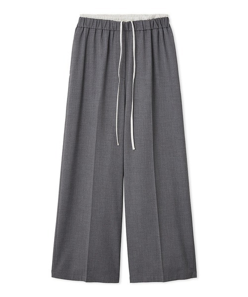 LILY BROWN（リリーブラウン）の「レイヤードイージーパンツ/イージーケア（その他パンツ・レディース・アイボリー/グレー/その他・0/1）」の2枚目の写真