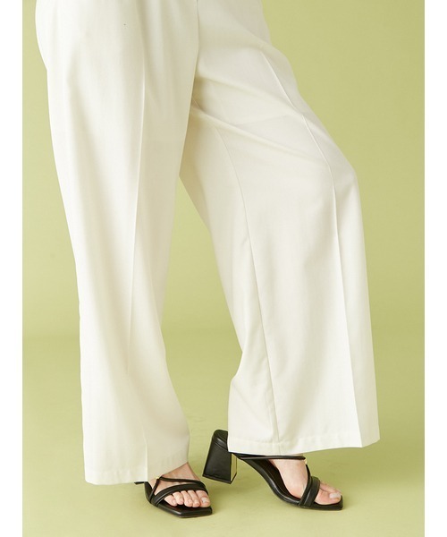 LILY BROWN（リリーブラウン）の「レイヤードイージーパンツ/イージーケア（その他パンツ・レディース・アイボリー/グレー/その他・0/1）」の8枚目の写真