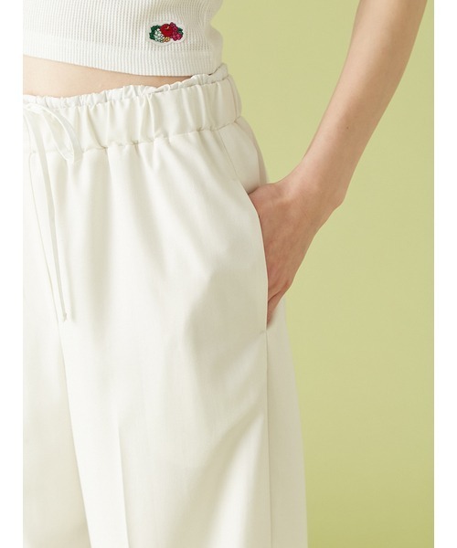 LILY BROWN（リリーブラウン）の「レイヤードイージーパンツ/イージーケア（その他パンツ・レディース・アイボリー/グレー/その他・0/1）」の9枚目の写真