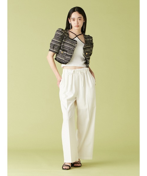 LILY BROWN（リリーブラウン）の「レイヤードイージーパンツ/イージーケア（その他パンツ・レディース・アイボリー/グレー/その他・0/1）」の10枚目の写真