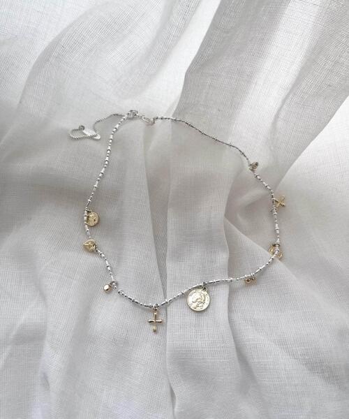 SMELLY（スメリー）の「メタルモチーフネックレス（ネックレス・レディース・シルバー・-）」の5枚目の写真