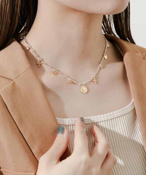 SMELLY（スメリー）の「メタルモチーフネックレス（ネックレス・レディース・シルバー・-）」の6枚目の写真