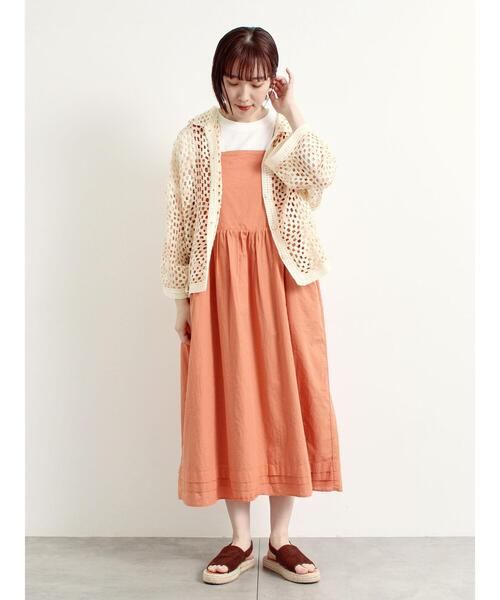 SM2（エスエムツー）の「【動画あり】マシンクロシェシャツカーディガン（カーディガン/ボレロ・レディース・クリーム/ブラック/グレー/オレンジ・F）」の22枚目の写真