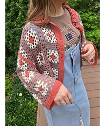 SM2 | マシンクロシェニットシャツ(カーディガン/ボレロ)