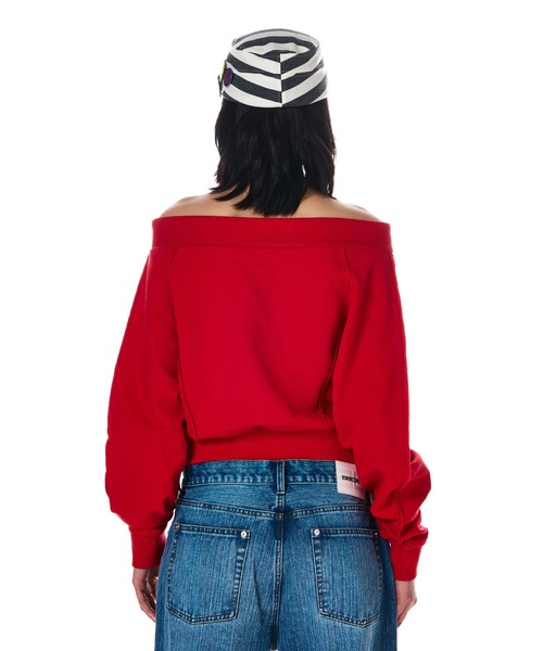 beeden OFF SHOULDER SIDE ZIP TOPS グレー OFF SHOULDER SIDE ZIP TOPS – BEEDEN