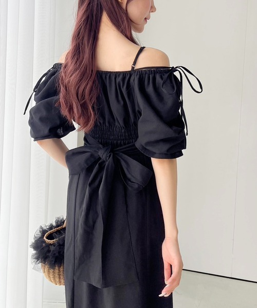 NICE CLAUP オフショルワンピース continuer de NICE CLAUP/オフショルワンピース｜NICE CLAUP