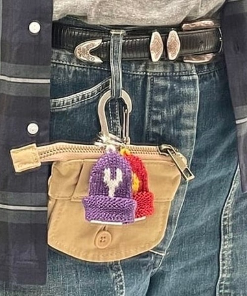 別注】INFIELDER DESIGN / ニット キャップ キーホルダー
