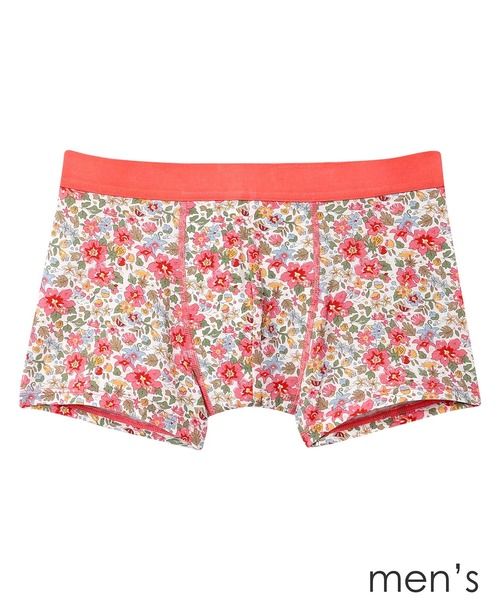 une nana cool（ウンナナクール）の「MADE WITH LIBERTY FABRIC メンズパンツ（ボクサーパンツ・メンズ・ミント/クリアレッド/コバルトブルー/レモンイエロー・L/M）」の7枚目の写真