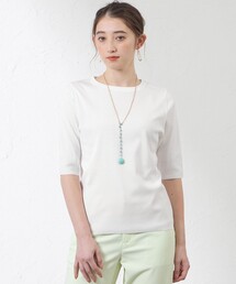 amaca（アマカ）の「セーターマシンプルオーバー（Tシャツ/カットソー）」