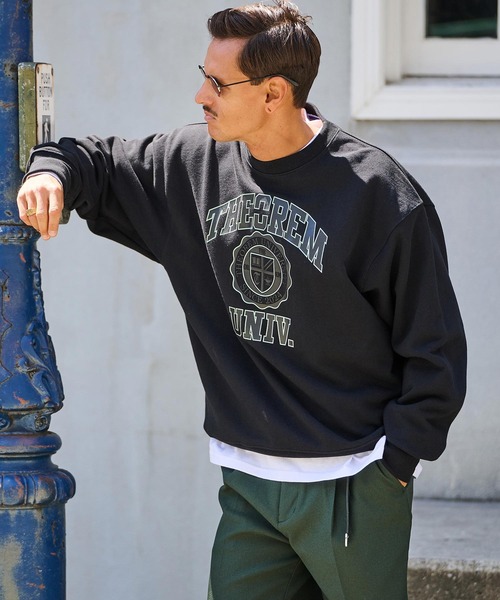 msw1688-Printed College Sweat スウェット（スウェット）｜THEOREM