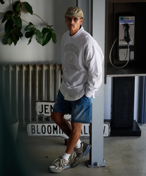 THEOREM(セオレム)の「msw1688-Printed College Sweat スウェット(スウェット・メンズ・グリーン/ミックスグレー/ブラック・XXL/XXXL/XL/M/L)」の19枚目の写真