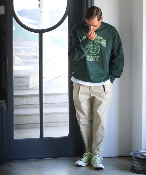 THEOREM(セオレム)の「msw1688-Printed College Sweat スウェット(スウェット・メンズ・グリーン/ミックスグレー/ブラック・XXL/XXXL/XL/M/L)」の13枚目の写真