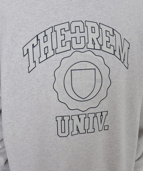 THEOREM(セオレム)の「msw1688-Printed College Sweat スウェット(スウェット・メンズ・グリーン/ミックスグレー/ブラック・XXL/XXXL/XL/M/L)」の6枚目の写真