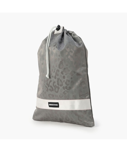 BRIEFING(ブリーフィング)の「【BRIEFING GOLF/ブリーフィングゴルフ】DRAWSTRING POUCH M LEOPARD JQ(ポーチ・メンズ・ブラック/グレー・FREE)」の5枚目の写真