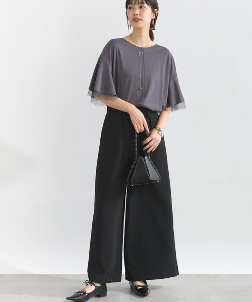 ✨新品タグ付き✨24SS✨ブラックレーベル　定番カットソー　ホワイト　LLサイズ 高身長 ピンタックブラウス（トールサイズ） 通販【ニッセン】