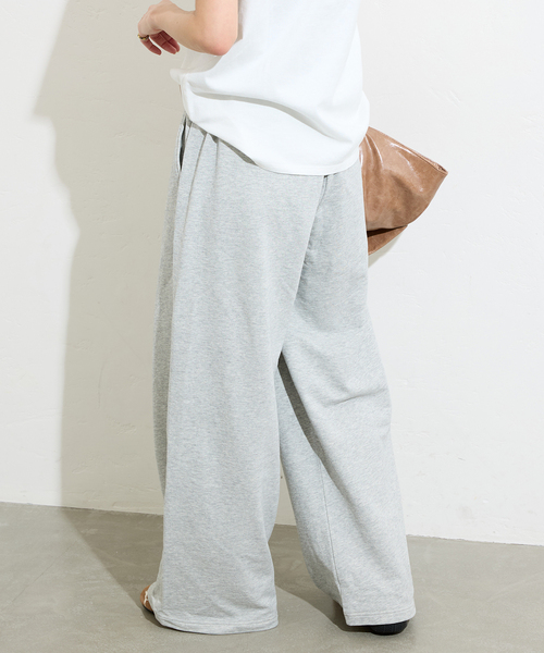 JOURNAL STANDARD(ジャーナルスタンダード)の「《追加2》サマー裏毛イージーワイドパンツ(スウェットパンツ・レディース・チャコールグレー/ブラック・FREE)」の21枚目の写真