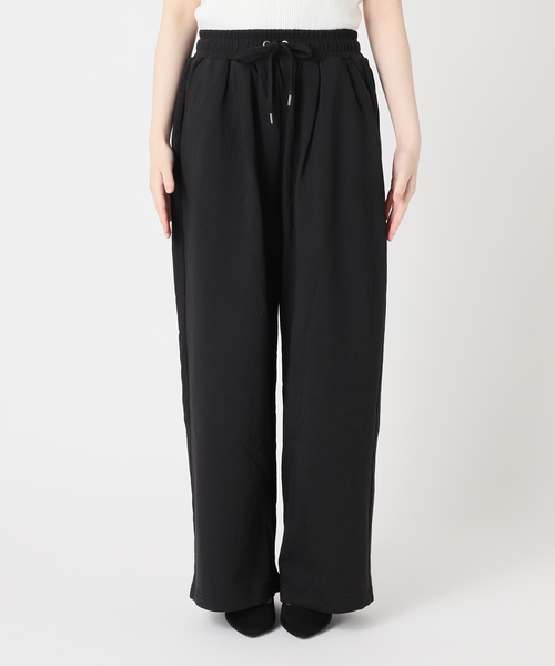 JOURNAL STANDARD(ジャーナルスタンダード)の「《追加2》サマー裏毛イージーワイドパンツ(スウェットパンツ・レディース・チャコールグレー/ブラック・FREE)」の13枚目の写真