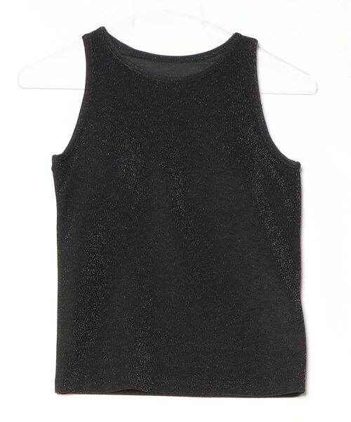 Per sist ence（パーシエンス）の「ラメアメスリタンクトップ/カップ付き（タンクトップ・レディース・オフホワイト/シルバー/ブラック/ゴールド/ブラウン・ONE SIZE）」の3枚目の写真