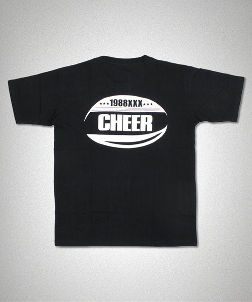 CHEER(チアー)の「チェッカーフラッグXXXバックロゴBIGTEE(Tシャツ/カットソー・レディース・ホワイト×ブラック/ブラック×ホワイト・M/L/S)」の8枚目の写真