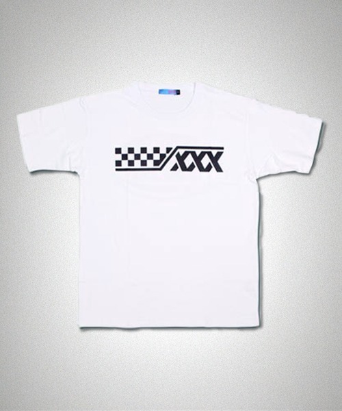 CHEER(チアー)の「チェッカーフラッグXXXバックロゴBIGTEE(Tシャツ/カットソー・レディース・ホワイト×ブラック/ブラック×ホワイト・M/L/S)」の13枚目の写真