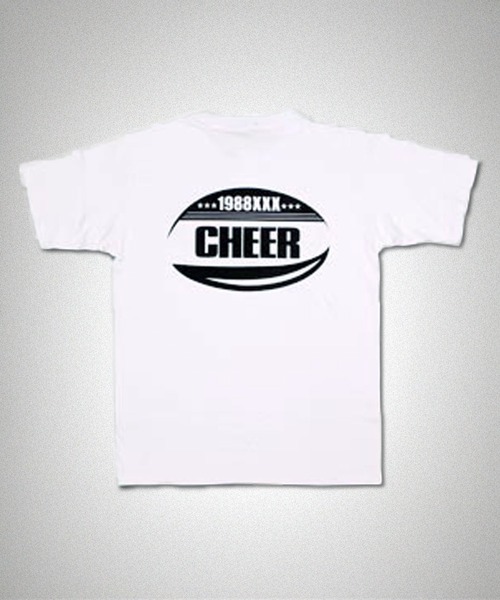 CHEER(チアー)の「チェッカーフラッグXXXバックロゴBIGTEE(Tシャツ/カットソー・レディース・ホワイト×ブラック/ブラック×ホワイト・M/L/S)」の14枚目の写真