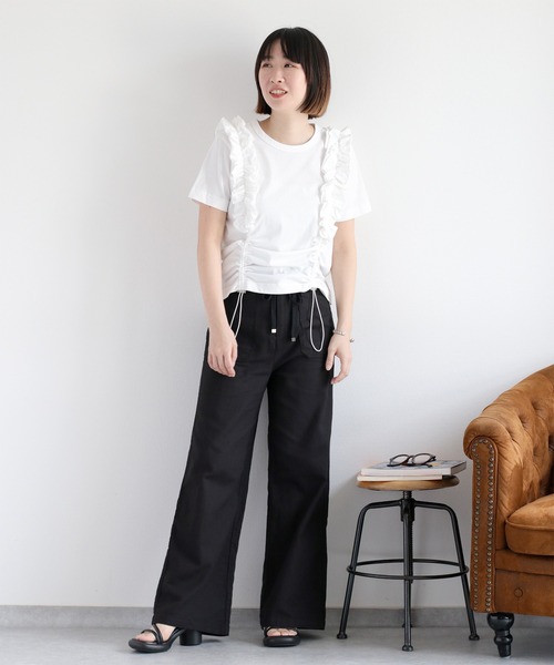 cepo(セポ)の「〈セットアップ対応〉パナマワークイージーパンツ(その他パンツ・レディース・ブラック/モカ/オフホワイト・L/M/S)」の13枚目の写真