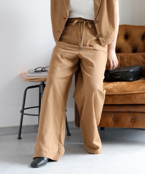 cepo(セポ)の「〈セットアップ対応〉パナマワークイージーパンツ(その他パンツ・レディース・ブラック/モカ/オフホワイト・L/M/S)」の11枚目の写真