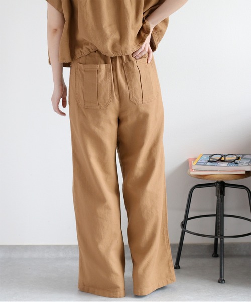 cepo(セポ)の「〈セットアップ対応〉パナマワークイージーパンツ(その他パンツ・レディース・ブラック/モカ/オフホワイト・L/M/S)」の8枚目の写真
