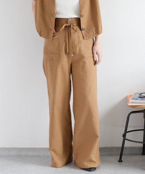 cepo(セポ)の「〈セットアップ対応〉パナマワークイージーパンツ(その他パンツ・レディース・ブラック/モカ/オフホワイト・L/M/S)」の10枚目の写真